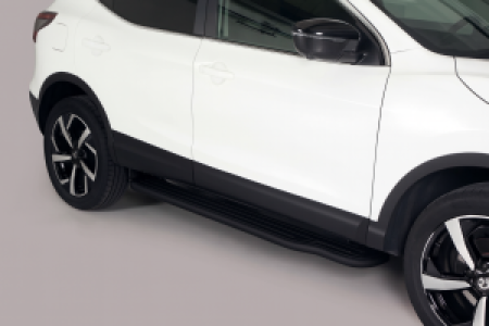 Side Bars | Renault | Kadjar 15- 5d mpv. | zwart Pedana RVS