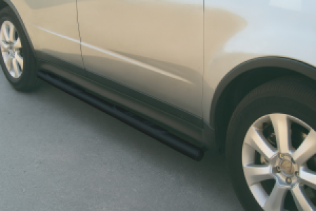 Side Bars | geschikt voor Subaru | Tribeca 06-08 5d suv. | zwart Grand Pedana RVS