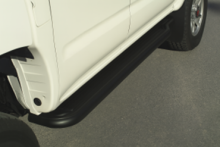 Side Bars | geschikt voor Toyota | Land Cruiser 90 96-99 3d suv. / Land Cruiser 90 99-02 3d suv. | zwart Pedana RVS