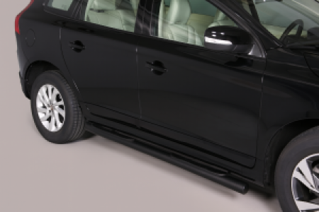 Side Bars | geschikt voor Volvo | XC60 08-13 5d suv. / XC60 13-17 5d suv. | zwart Grand Pedana RVS