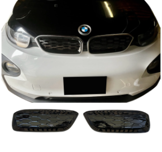 Grill | geschikt voor BMW i3 | I01 | 2014-2022 | Diamond grill | hoogglans zwart
