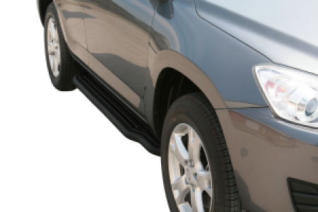 Side Bars | geschikt voor Galloper | 98-02 5d suv. | 2.5 TD | zwart Pedana RVS