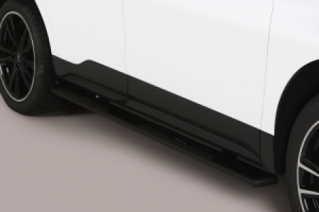 Side Bars | Ford | Edge 16- 5d suv. | RVS zwart Design Side Protection