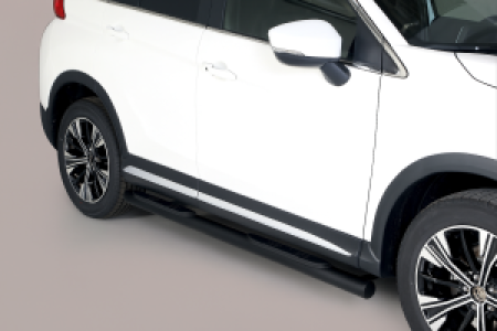 Side Bars | geschikt voor Mitsubishi | Eclipse Cross 17- 5d suv. | RVS zwart Grand Pedana