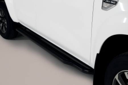 Side Bars | Renault | Alaskan 18- 4d pic. | RVS zwart Pedana D.C.