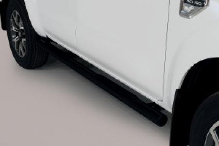 Side Bars | Renault | Alaskan 18- 4d pic. | RVS zwart Grand Pedana D.C.