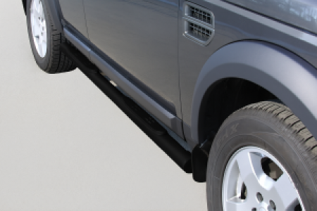 Side Bars | Land Rover | Discovery 04-09 5d suv. | RVS zwart Grand Pedana