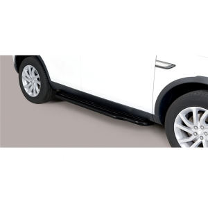 Side Bars | Land Rover | Discovery Sport 5 2018- 5d suv. | zwart Pedana RVS