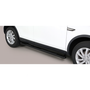 Side Bars | Land Rover | Discovery Sport 5 2018- 5d suv. | zwart Design Side Protection RVS