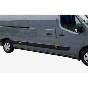 Side Bars | Renault | Master 2010-2019 4d bes. / Master 2019- 4d bes. | L3 | RVS Side Protection zwart