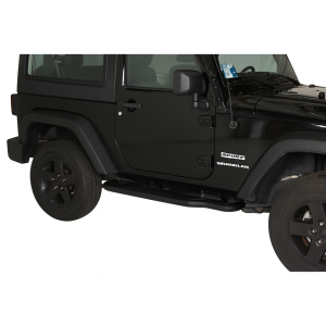 Side Bars | geschikt voor Jeep | Wrangler 11-17 2d suv / Wrangler 19-21 3d suv | RVS Pedana zwart