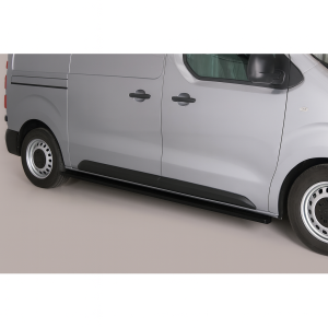 Side Bars | Fiat | Scudo 22- 4d bus | MWB | RVS Design Side Protection zwart