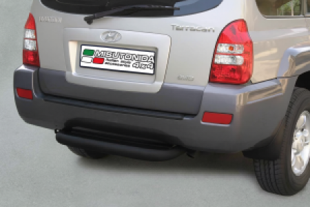 Rear Bar | geschikt voor Hyundai | Terracan 04-07 5d suv. | RVS zwart Rear Bar