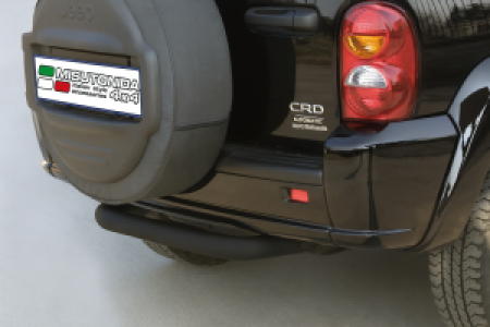 Rear Bar | geschikt voor Jeep | Cherokee 01-05 5d suv. / Cherokee 05-08 5d suv. | RVS zwart Rear Bar