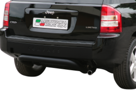 Rear Bar | geschikt voor Jeep | Compass 06-11 5d suv. | RVS zwart Rear Bar