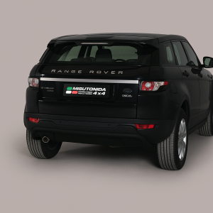 Rear Bar | Land Rover | Range Rover Evoque 11-13 5d suv. / Range Rover Evoque 13- 5d suv. | RVS zwart Rear Bar Pure & Prestige uitvoering | Pre-facelift