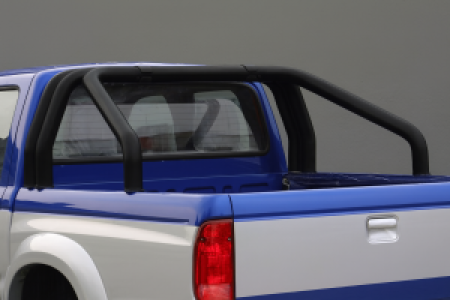 Roll Bar | Ssangyong | Musso 18- 4d pic. | RVS zwart 3-pijps