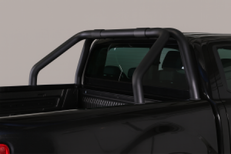 Roll Bar | geschikt voor Volkswagen | Amarok Dubbele Cabine 11-16 4d pic. / Amarok Dubbele Cabine 16- 4d pic. | Design | zwart RVS