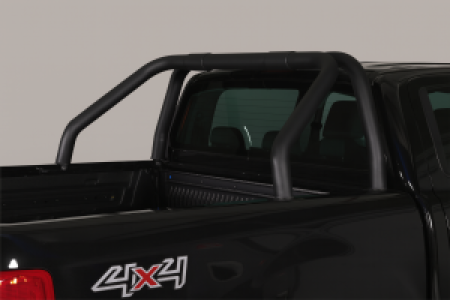 Roll Bar | geschikt voor Ford | Ranger Double Cab 15- 4d pic. | Design | zwart RVS