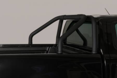 Roll Bar | geschikt voor Nissan | Navara 16- 2d pic. / Navara 16- 4d pic. | Design | zwart RVS