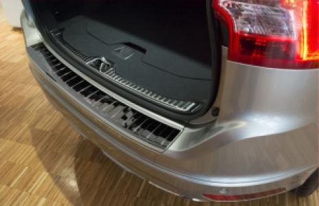 Achterbumperbeschermer | geschikt voor Volvo | XC60 13-17 5d suv. | RVS zwart Glanzend