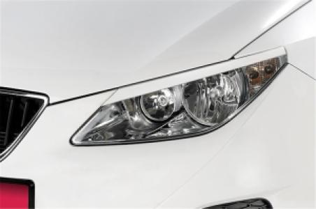 Koplampspoilers geschikt voor Seat Ibiza 6J alle tot 05/2008 ABS