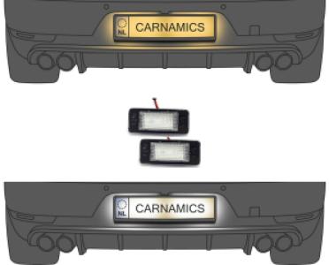 LED Kentekenverlichting | geschikt voor Opel Astra J Estate 2010+ Zafira C 2012+ | 18 SMD LED