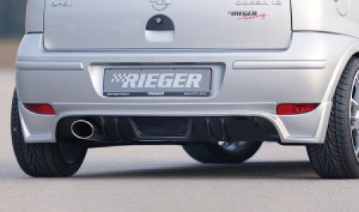Rieger achteraanzetstuk | Corsa C: 06.03- (vanaf Facelift) - 3-drs., 5-drs. | stuk ongespoten abs | Rieger Tuning