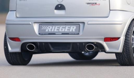Rieger achteraanzetstuk | Corsa C: 06.03- (vanaf Facelift) - 3-drs., 5-drs. | stuk ongespoten abs | Rieger Tuning