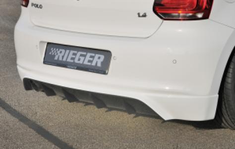 Rieger achteraanzetstuk | Polo 6 (6R): 04.09-01.14 (tot Facelift) - 3-drs., 5-drs. | stuk ongespoten abs | Rieger Tuning