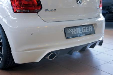 Rieger achteraanzetstuk | Polo 6 (6R): 04.09-01.14 (tot Facelift) - 3-drs., 5-drs. | stuk ongespoten abs | Rieger Tuning