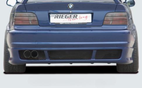 Rieger achterbumper E46 Sport-Look | 3er E36 - Cabrio, Coupé, Lim., Touring | stuk ongespoten abs | Rieger Tuning