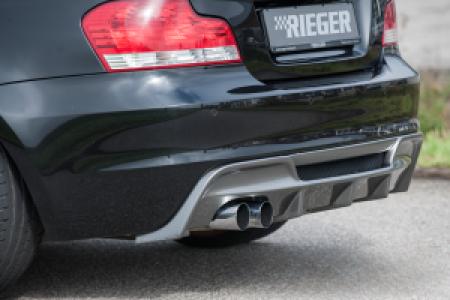 Rieger diffuser | 1er E82, E88 (182 / 1C): 10.07- - Coupé, Cabrio | stuk glanzend abs | Rieger Tuning