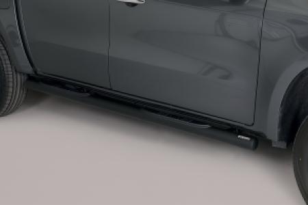 Side Bars | geschikt voor Chevrolet | Trax 13-14 5d sta. | RVS zwart Design Side Protection