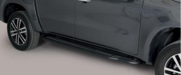 Side Bars | geschikt voor Chevrolet | Trax 13-14 5d sta. | RVS zwart Pedana