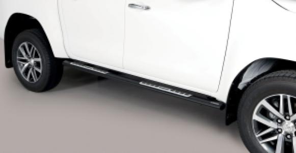Side Bars | geschikt voor Subaru | Tribeca 08-10 5d suv. | zwart Design Side Protection RVS