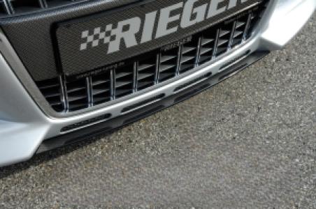 Spoilerzwaard | geschikt voor Audi A3 8P Sportback 2005-2008 | Voor Rieger voorbumper 00056743/4 | zwart