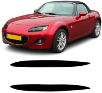 Koplampspoilers | Mazda | MX5 NC | 2009-2015 | Glanzend zwart