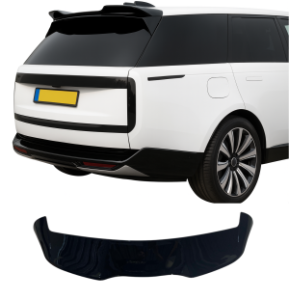 Achterspoiler | Range geschikt voor Rover L460 | 2023+ | Glanzend zwart