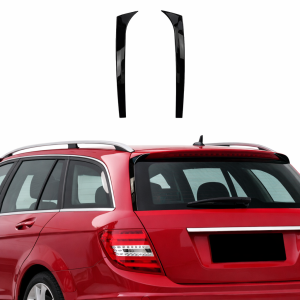 Achterraamspoilers | geschikt voor Mercedes-Benz | C-Klasse S204 | 2008-2014 | Glanzend zwart
