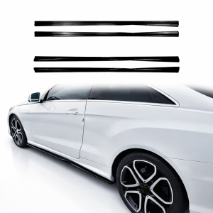 Side skirts aanzetstukken | geschikt voor Mercedes-Benz | E-Klasse C207 | AMG Line | 2009-2016 | Glanzend zwart