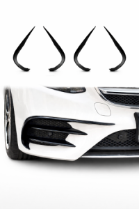 Air intakes | geschikt voor Mercedes-Benz | E-Klasse W213 / C238 Pre-Facelift | AMG-Line | 2016-2020 | Glanzend zwart