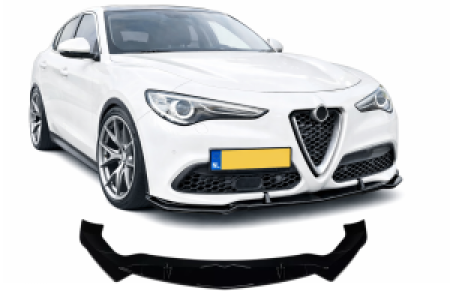 Voorspoiler | Alfa Romeo Stelvio | 2017-2023 | glanzend zwart