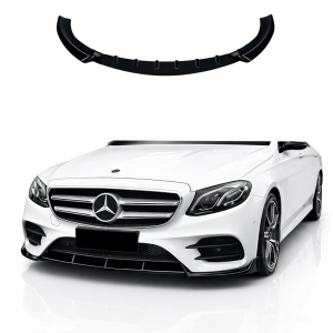 Frontlip | geschikt voor Mercedes-Benz | E-klasse C238 Coupé | Pre-facelift | 2016-2020 | AMG-Line | Glanzend zwart