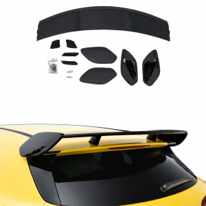 Dakspoiler | geschikt voor Mercedes-Benz | A-klasse 18- 5d hat. W177 | A45 AMG-Look | AERO PACK | glanzend zwart | 01