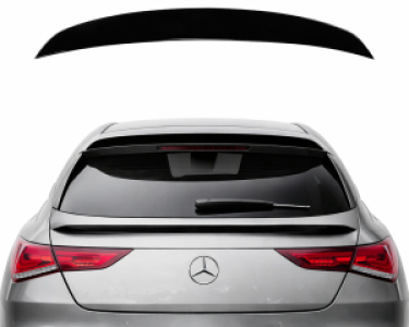 Achterspoiler | geschikt voor Mercedes-Benz | CLA-klasse Shooting Brake | X118 | 2019+ | AMG-Look | glanzend zwart