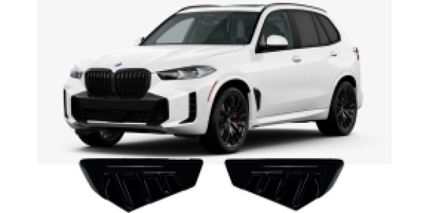 Air intakes | BMW | X5 G05 | LCI 2023- | Glanzend zwart