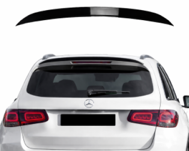 Dakspoiler | geschikt voor Mercedes-Benz | GLC-Klasse 63 AMG X253 | 2015-2022 | AMG Look | Glanzend zwart