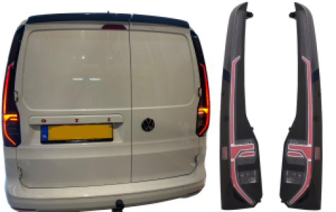 Achterlichten | geschikt voor Volkswagen Caddy 2020- | LED UPGRADE | Plug and play | OEM Look