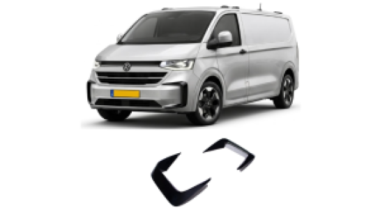 Aero Spoilers | Volkswagen | Transporter T7 | 2024+ | Glanzend zwart